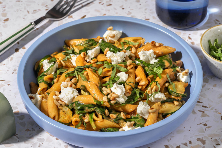 Italiensk gedeost-penne