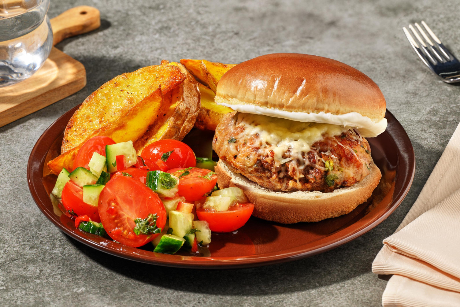 Wales' Lamb and Mint Burger