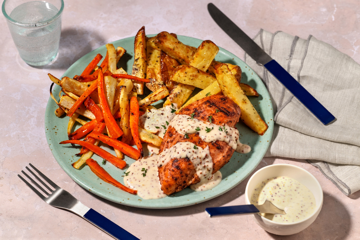 Chicken in Mustard Cream Sauce
