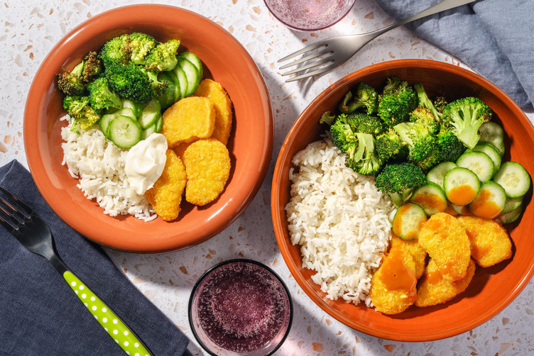 Japansk katsubowl på vegonuggets