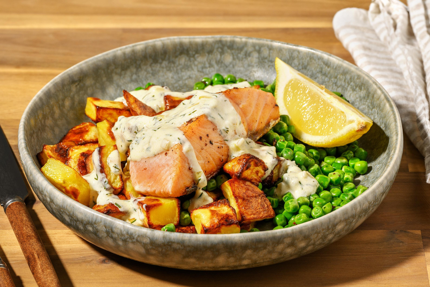 Creamy Lemon and Dill Salmon