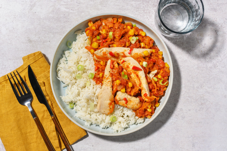 Double Chicken and Sweetcorn Chilli