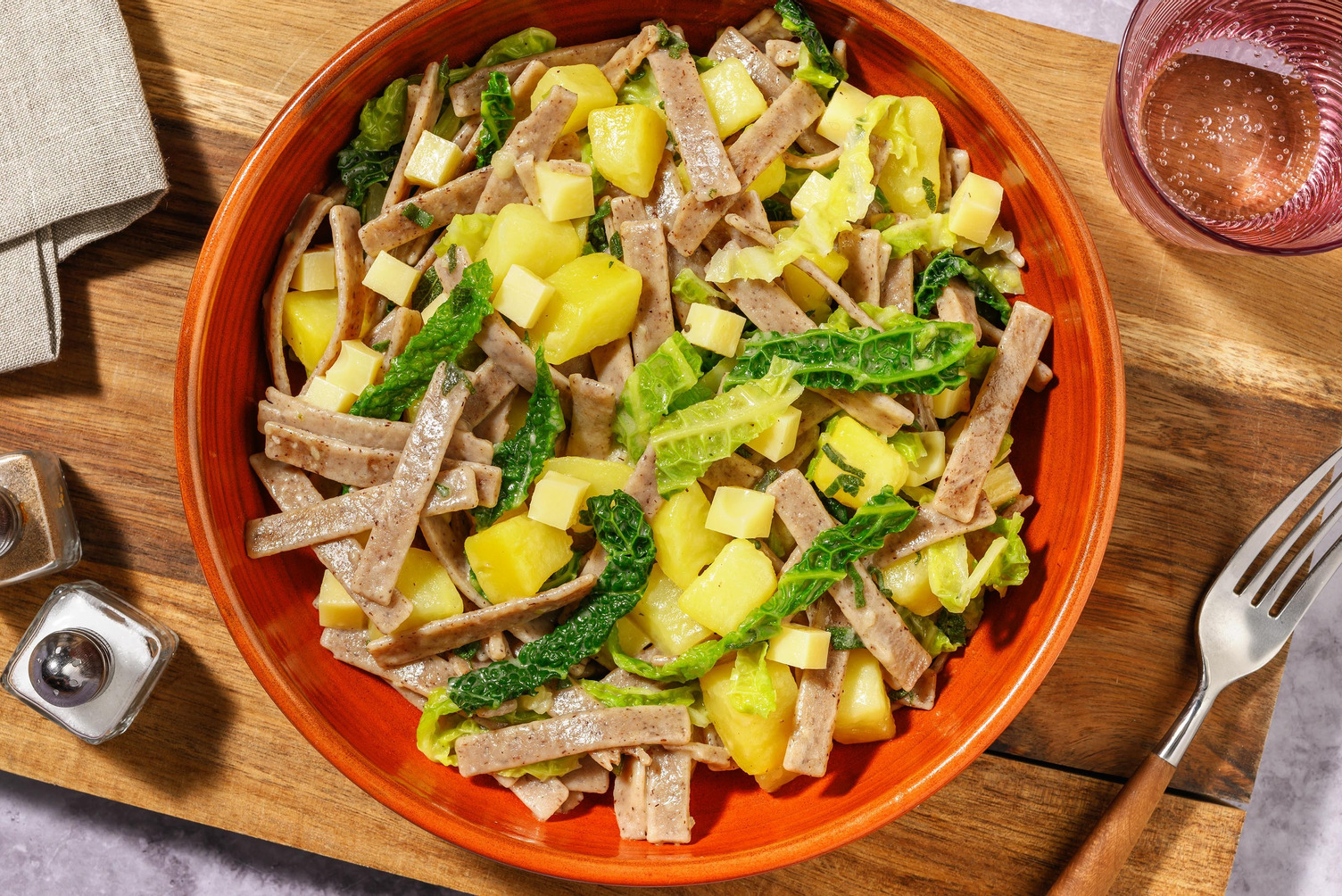 Pizzoccheri filanti di Nonna Giuliana