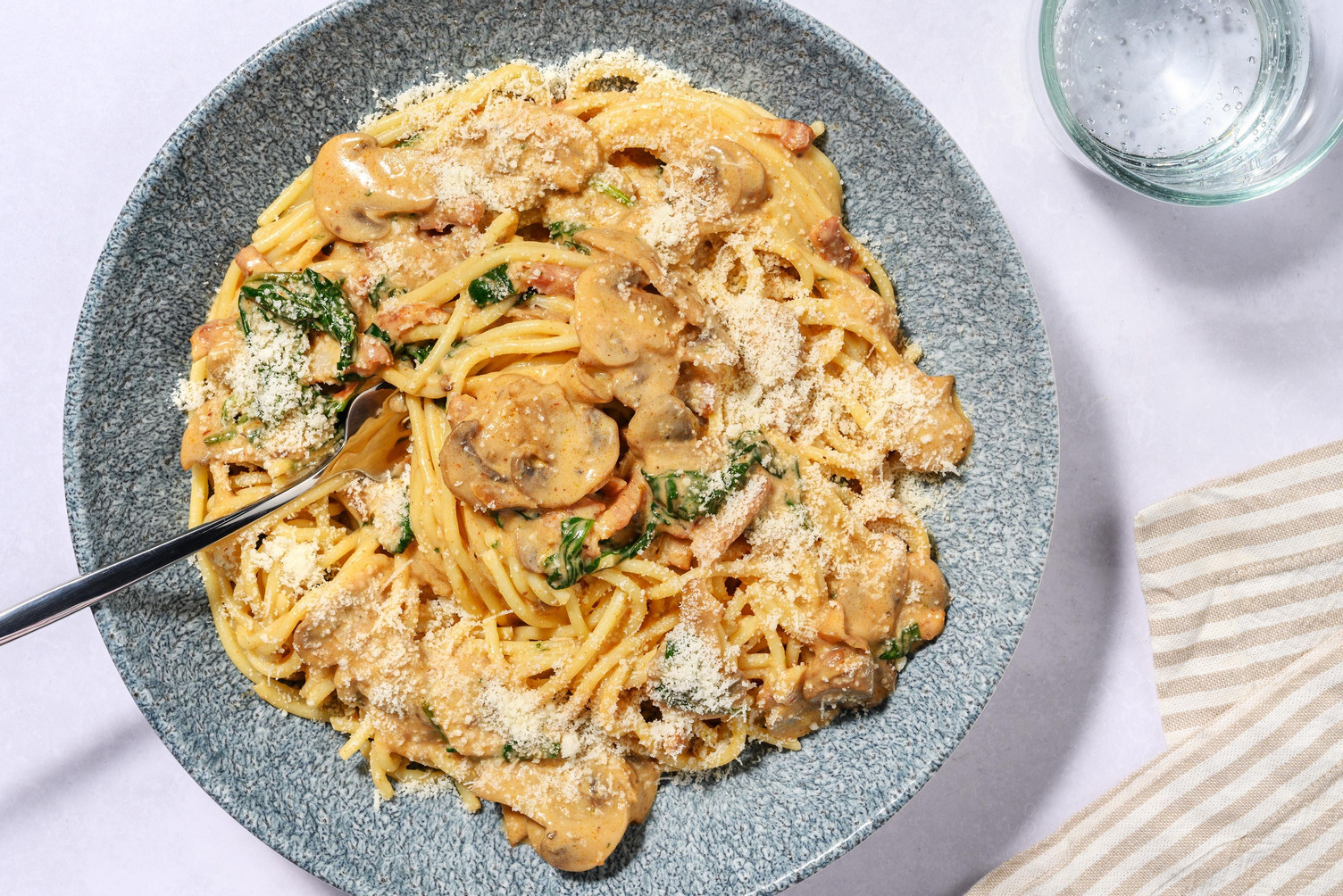 Easy Peasy Smoky Bacon Spaghetti