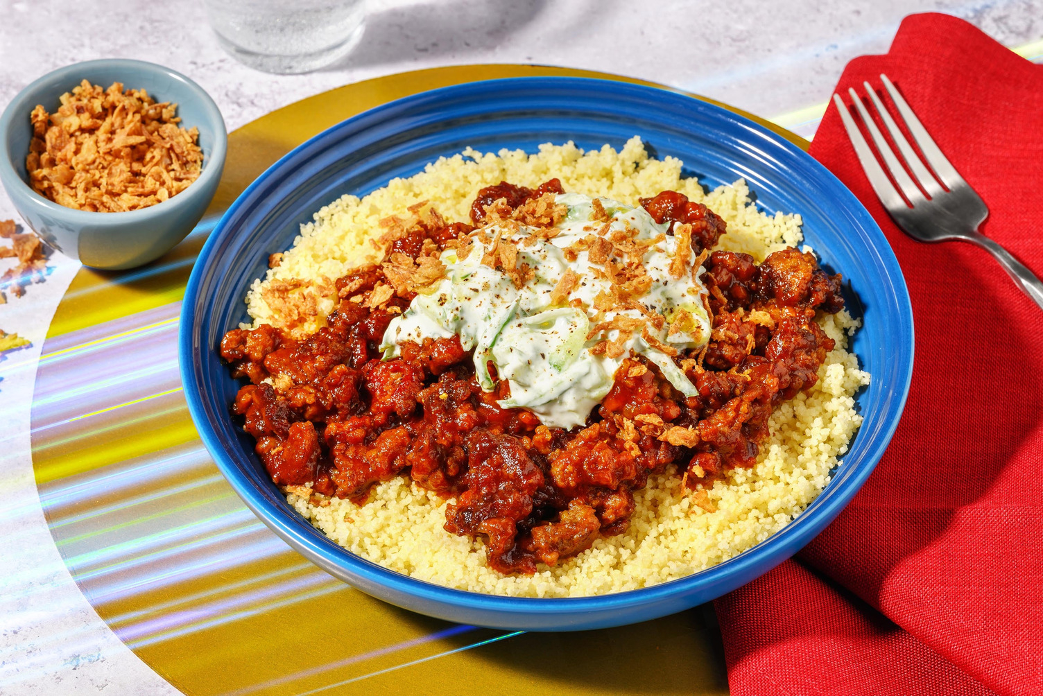 Curry in a Hurry Beef Couscous Bowl