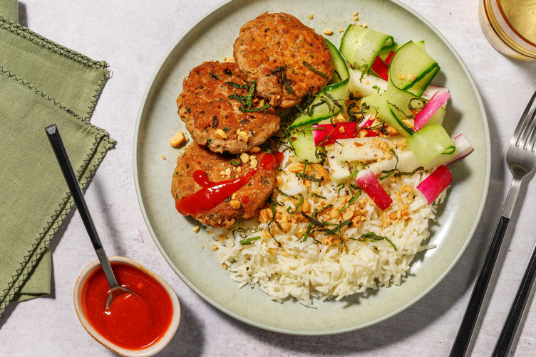 Thai-inspirerte tunfiskkaker