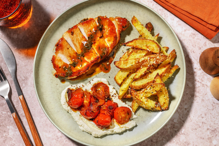 Marinerad fläskkotlett i citrussås