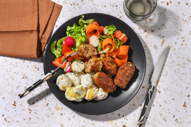 Frikadeller og kartoffelsalat