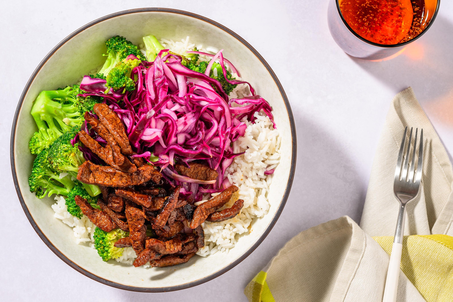 Vegan Teriyaki Beef Bowl