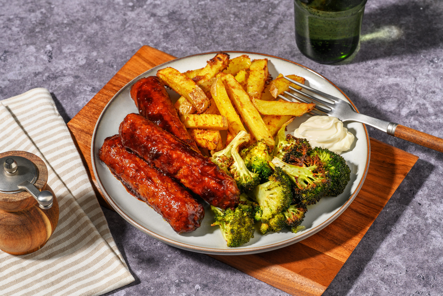 Southwest Inspired Oven Baked Sausages