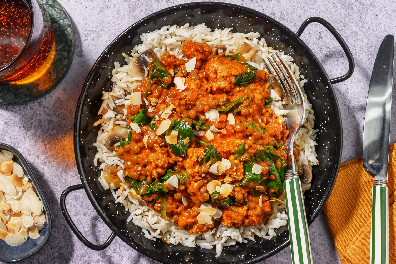 Tandoori Lamb and Lentil Curry