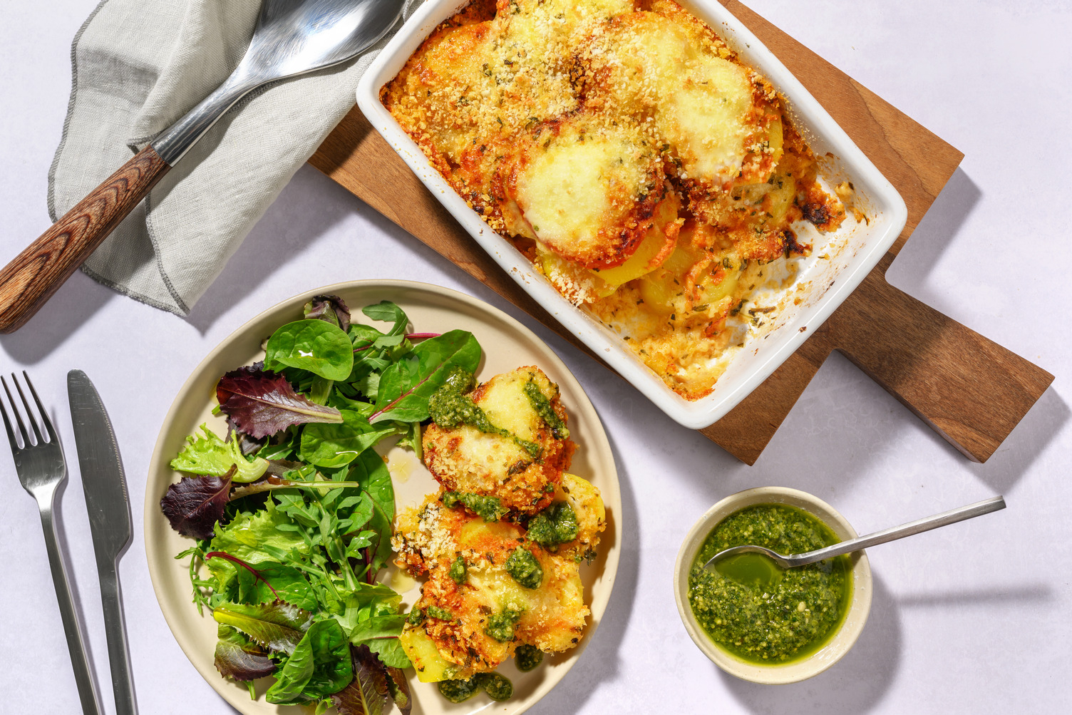 Patate alla Lucana Inspired Potato Gratin