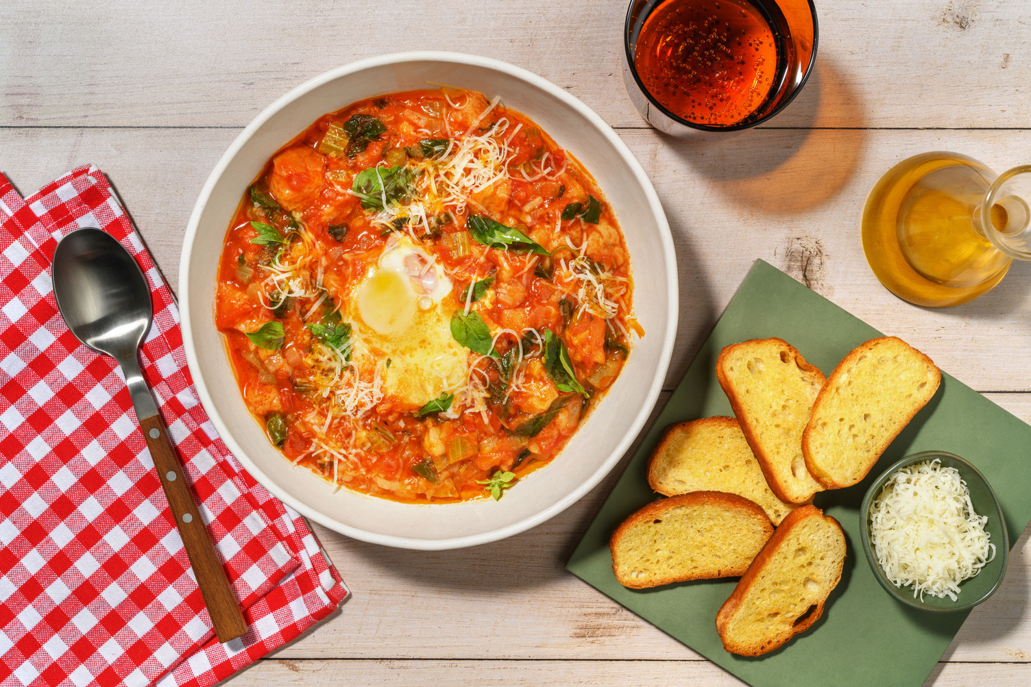 Acquacotta maremmana - zuppa di pomodoro e crostini