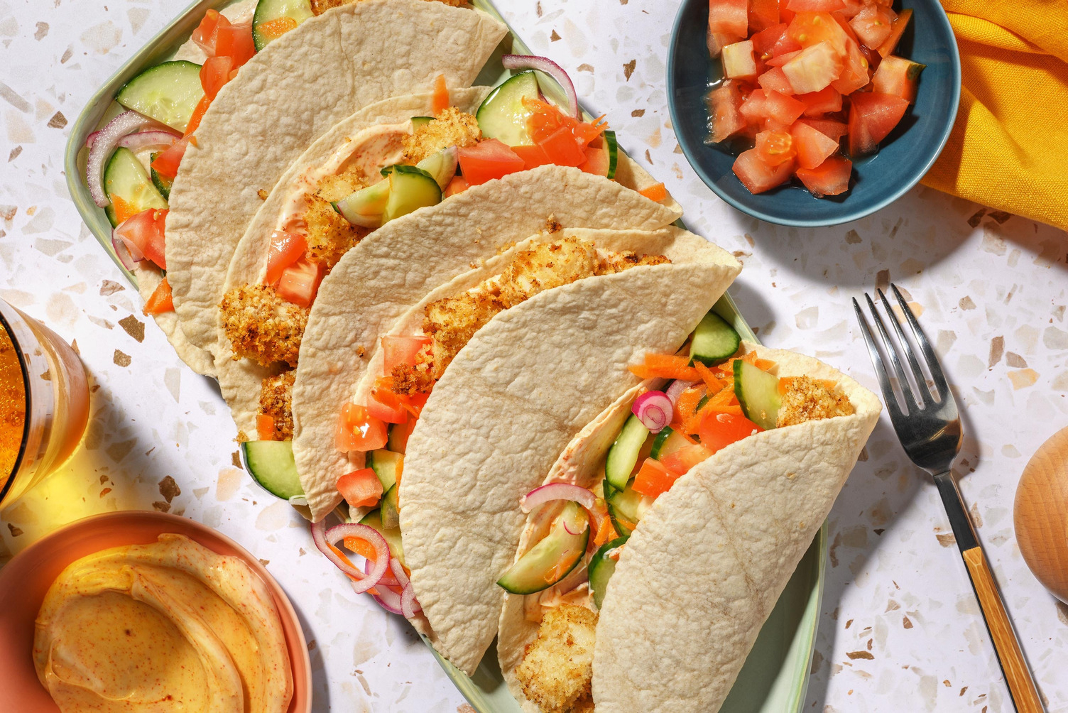 Crispy Fish Tacos 