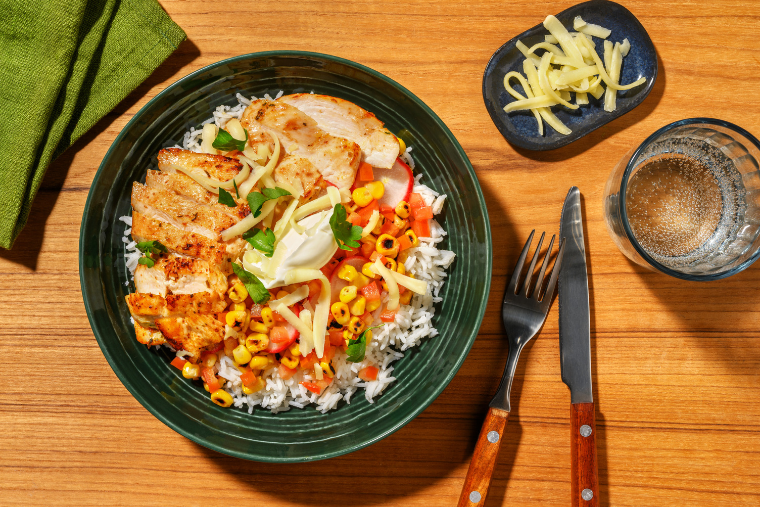 Tex-Mex Halloumi Burrito Bowl