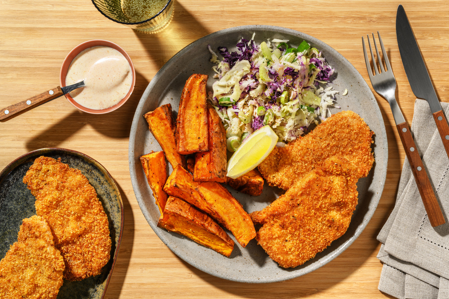 American-Style Halloumi Schnitzel