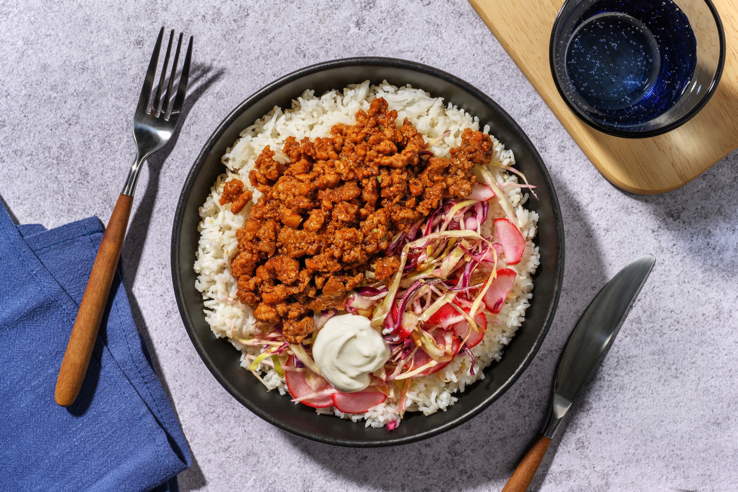 Vietnamese-Style Caramelised Pork & Rice Bowl