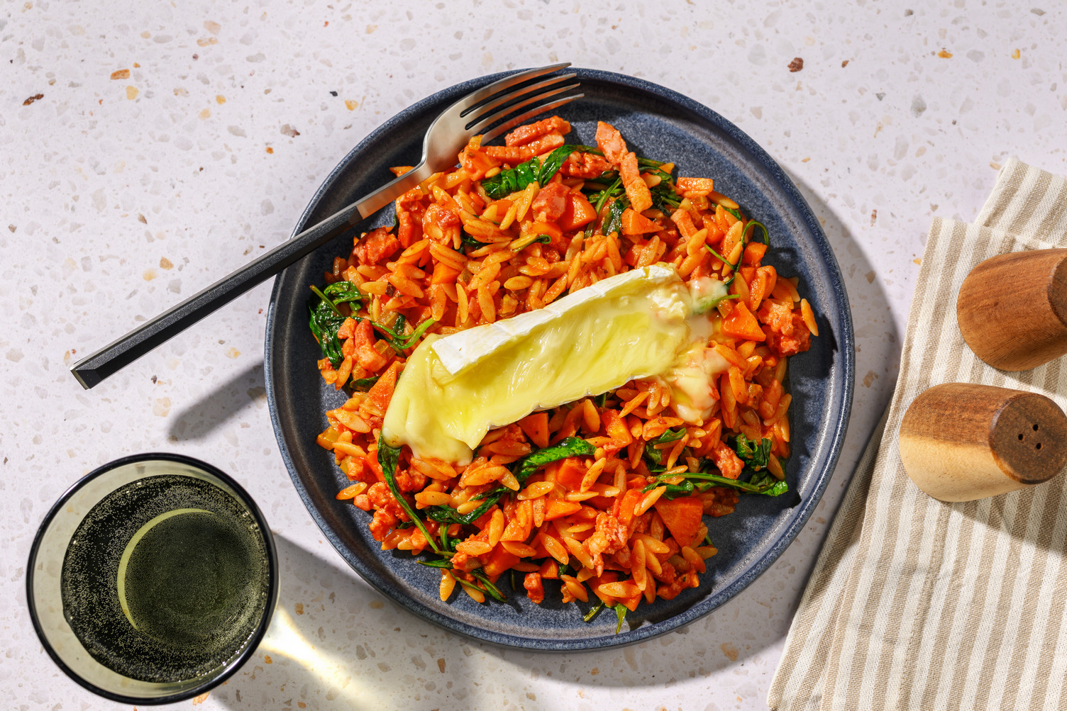 Smokey Bacon, Chicken & Baked Brie Risoni 