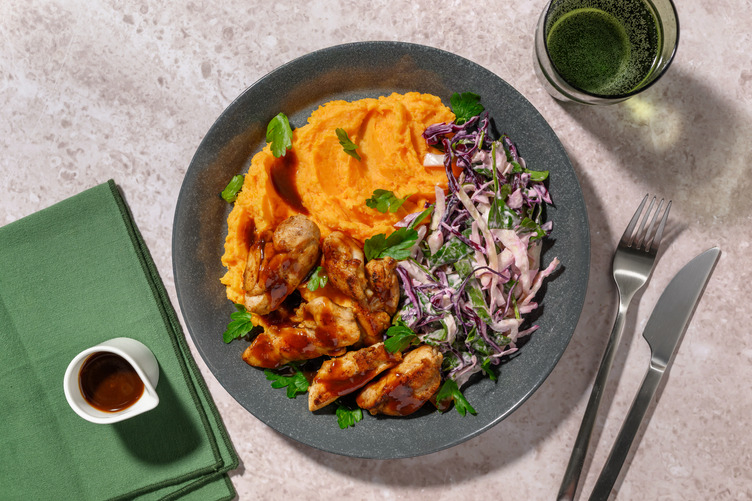 American-Spiced Halloumi & Mustard Mash