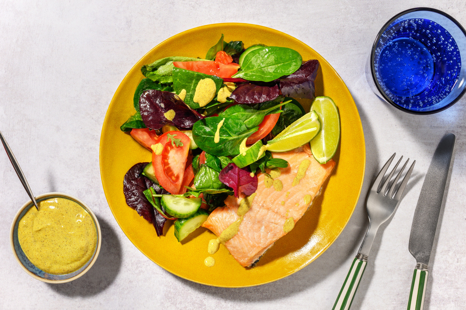 Pan-Fried Tofu & Golden Curry Yoghurt