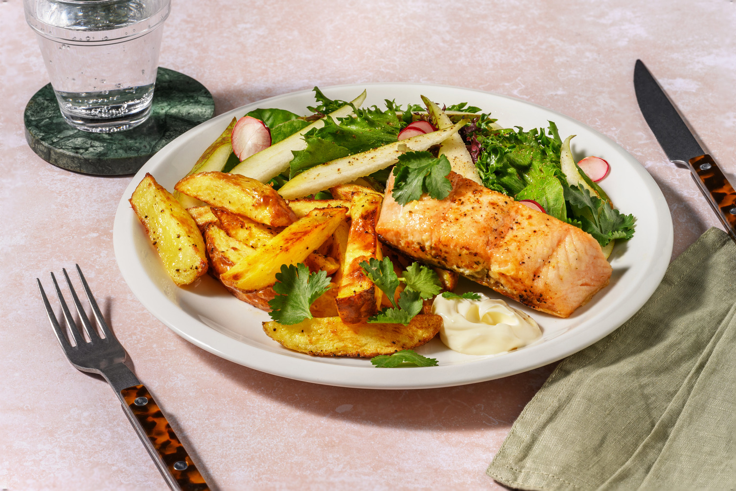 Mild Sambal-Spiced Chicken & Fries