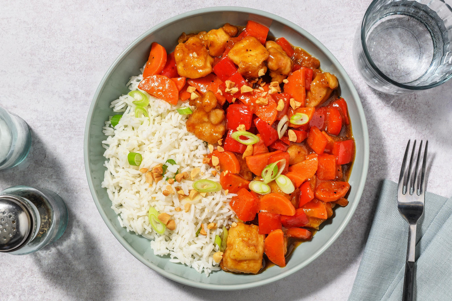 Sauté de poulet à l'abricot