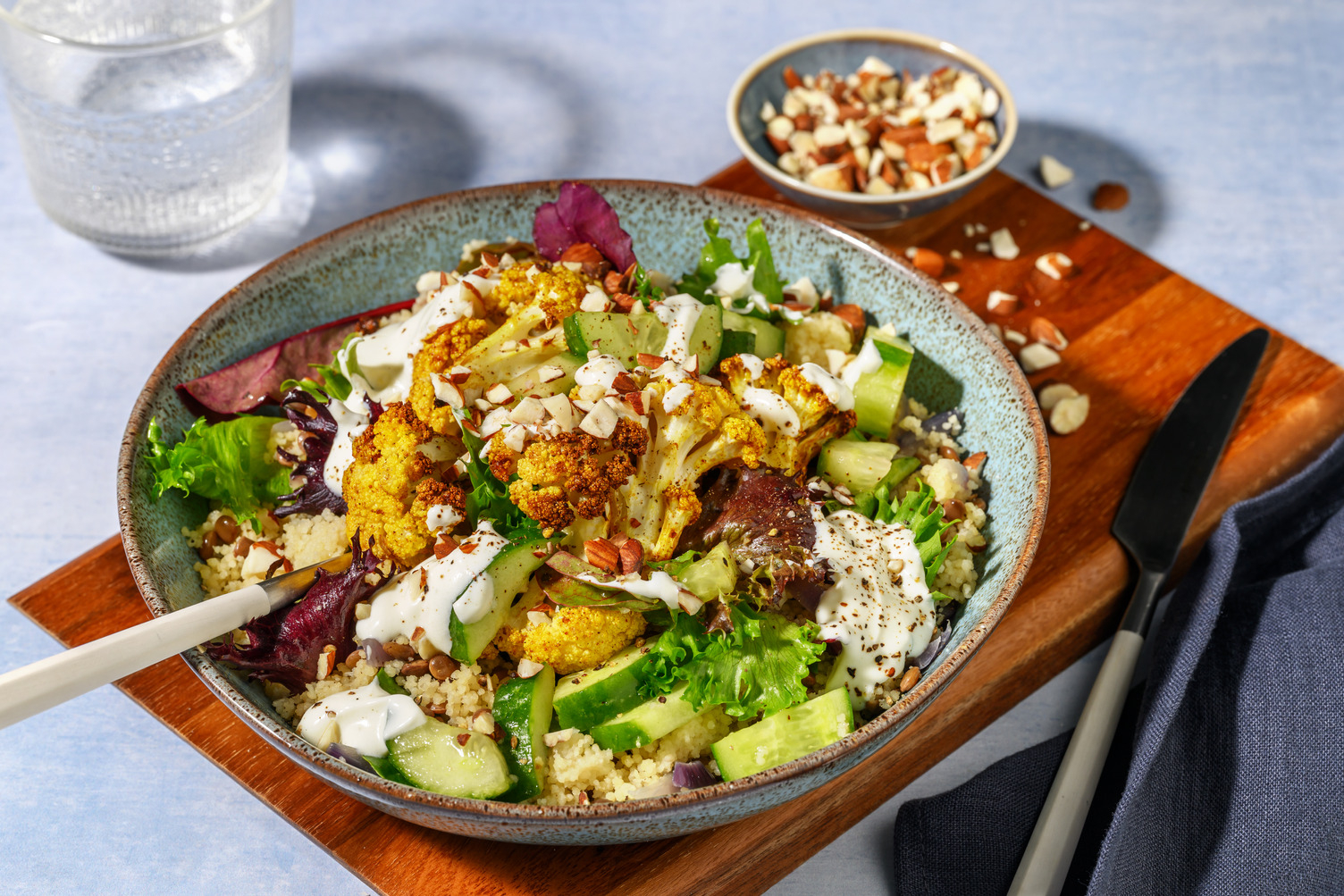 Roast Veggie Medley & Lentil-Couscous Bowl