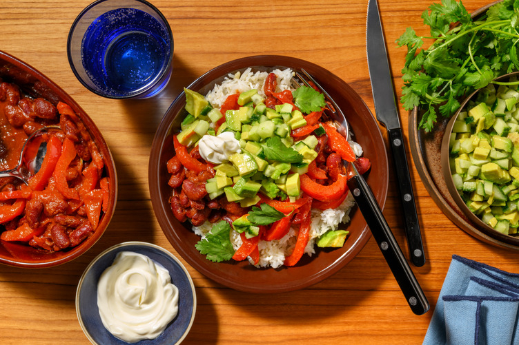 Mexican Bean Chilli & Tomato Salsa