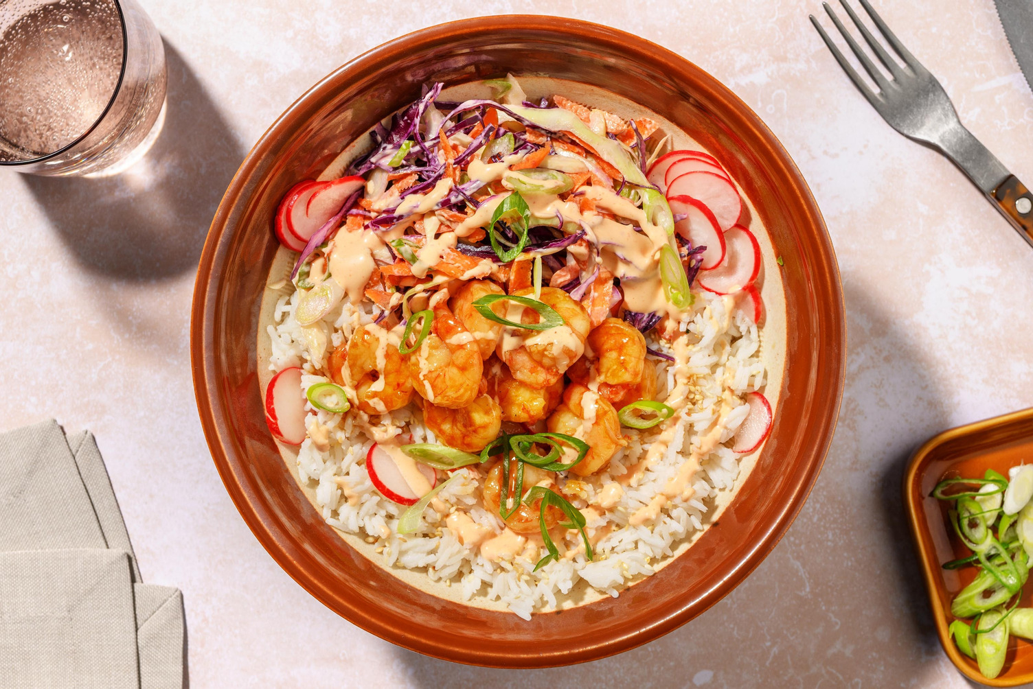 Firecracker Shrimp Bowls