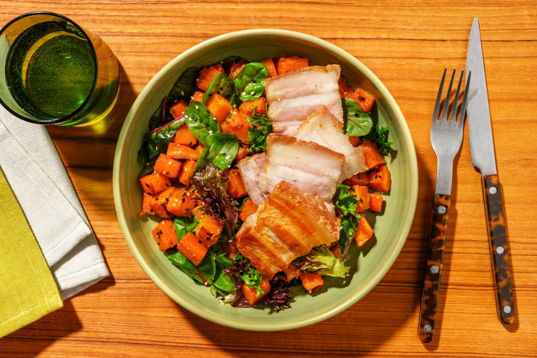 One-Tray Chicken & Pumpkin Salad