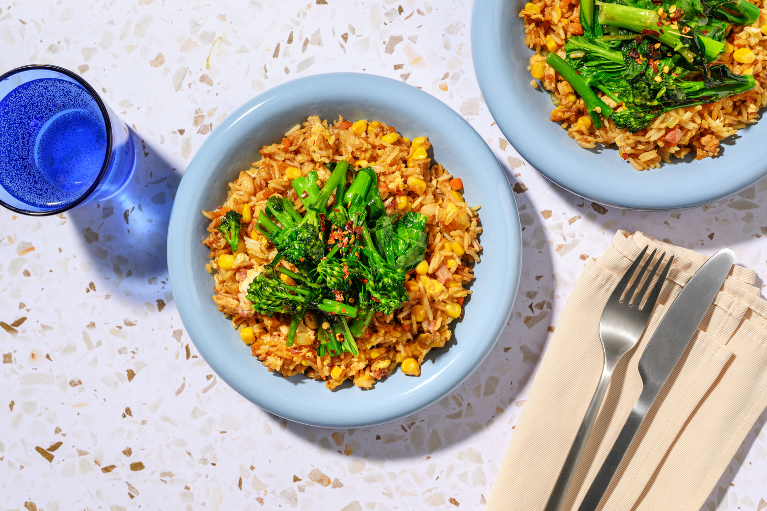 Veggie Gyozas & Fried Rice
