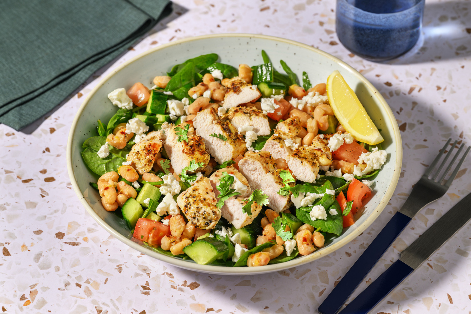 Zingy Chicken & Chilli White Bean Salad