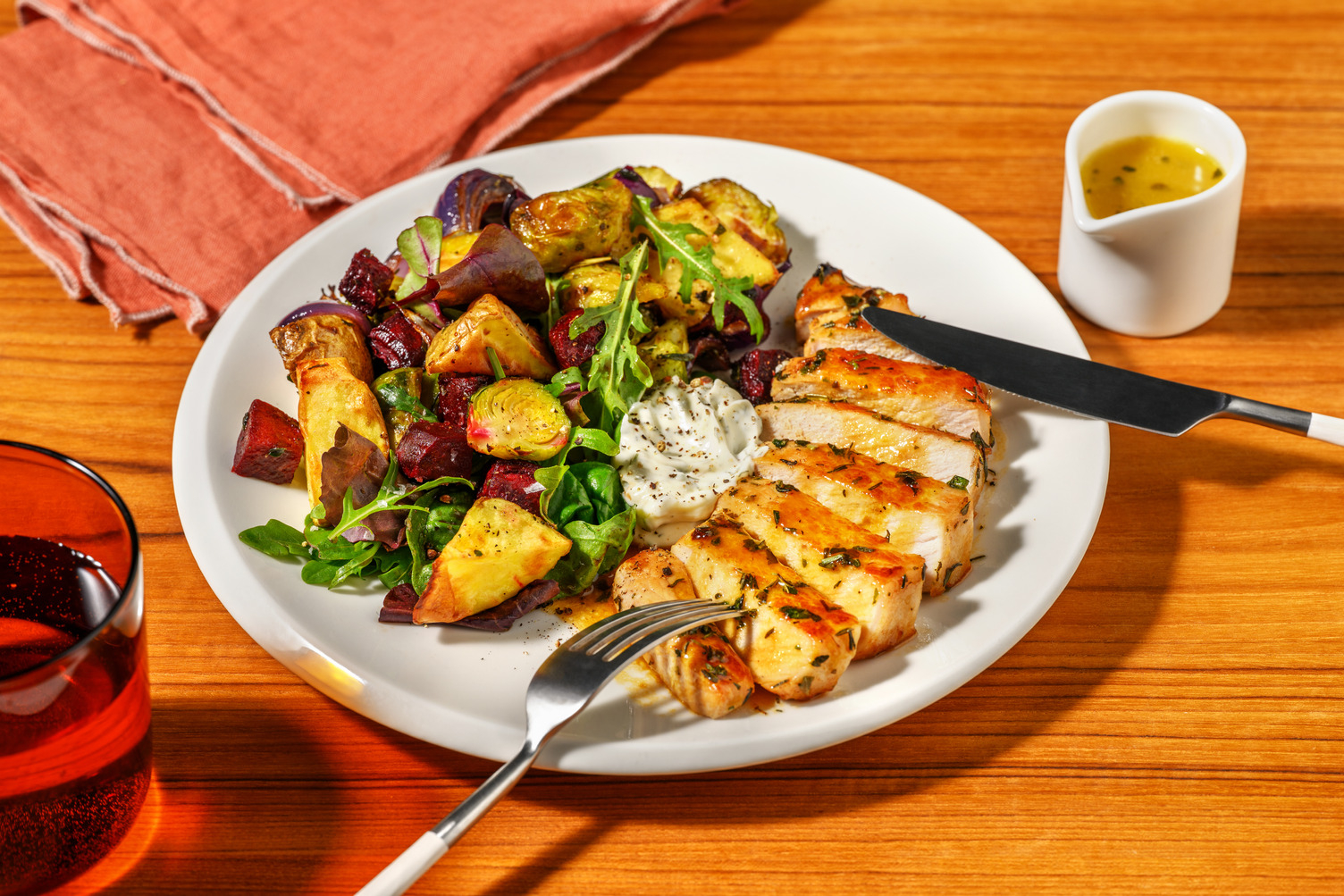 HelloHero: Herby Beef & Winter Veggie Toss