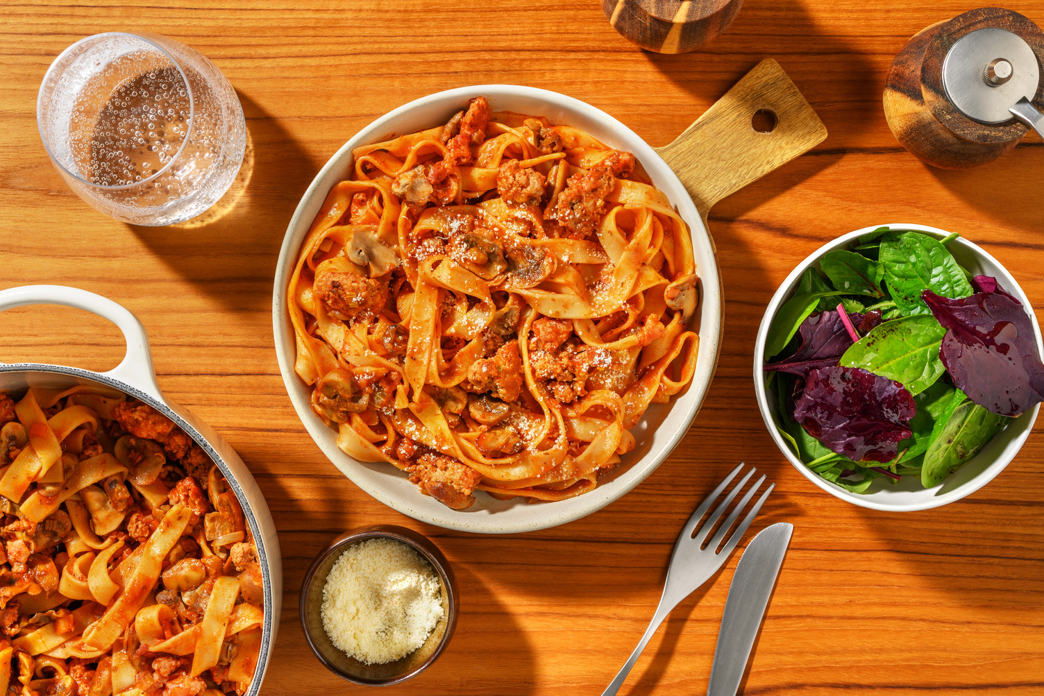 Red Wine Pork, Bacon & Mushroom Ragu