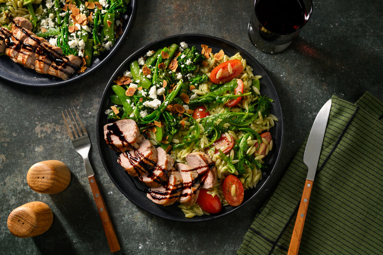 Tuscan BBQ Pork & Veggie Banquet