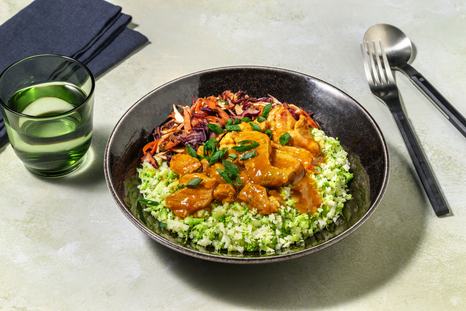 Express Chicken Katsu Curry & Japanese Slaw
