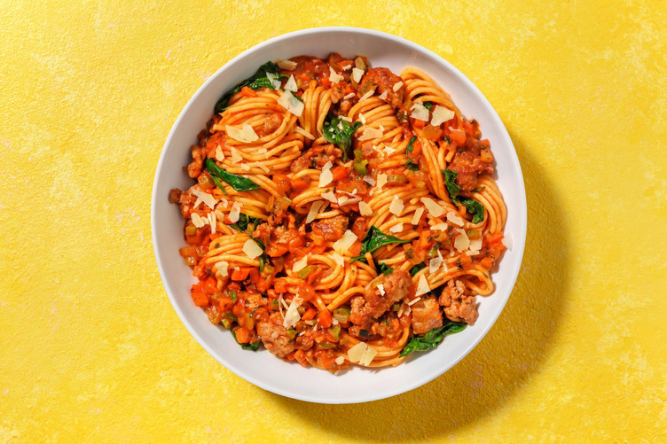 Herby Beef Speedy Spaghetti