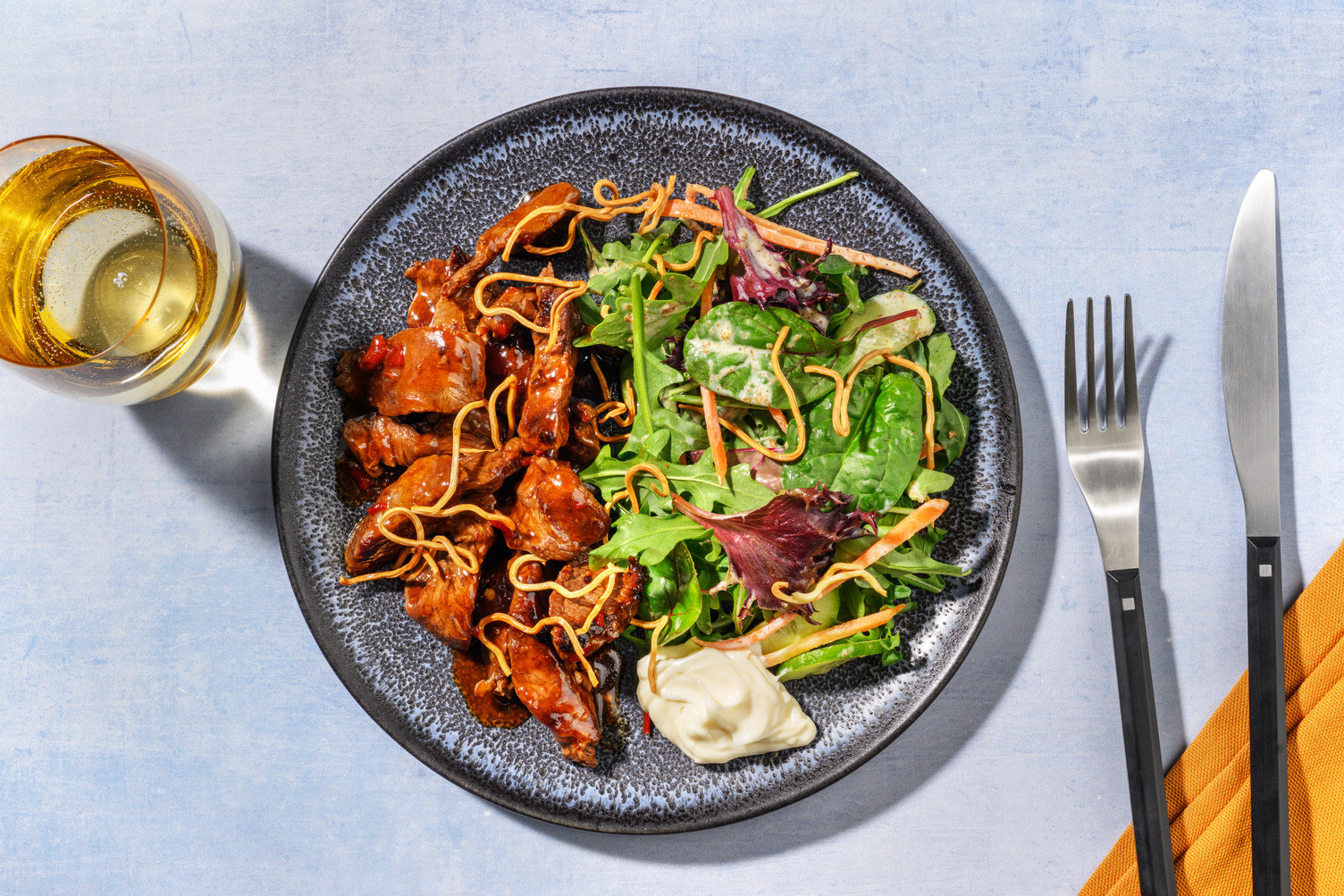 Speedy Sweet Chilli Beef & Slaw