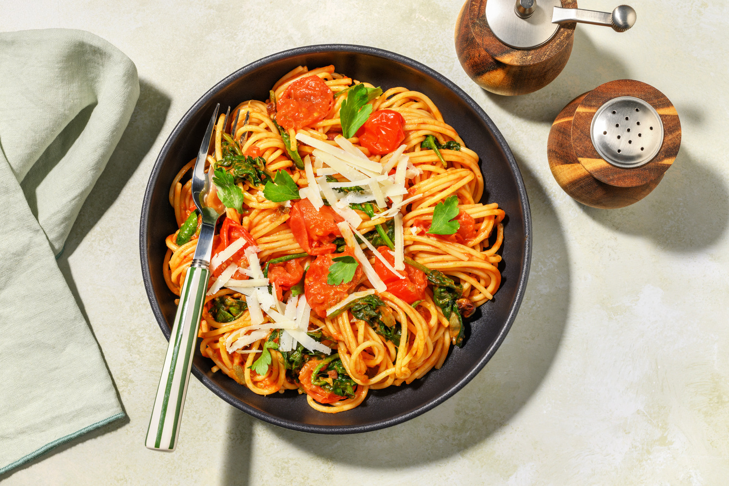 Speedy Prawn Spaghetti Alla Puttanesca