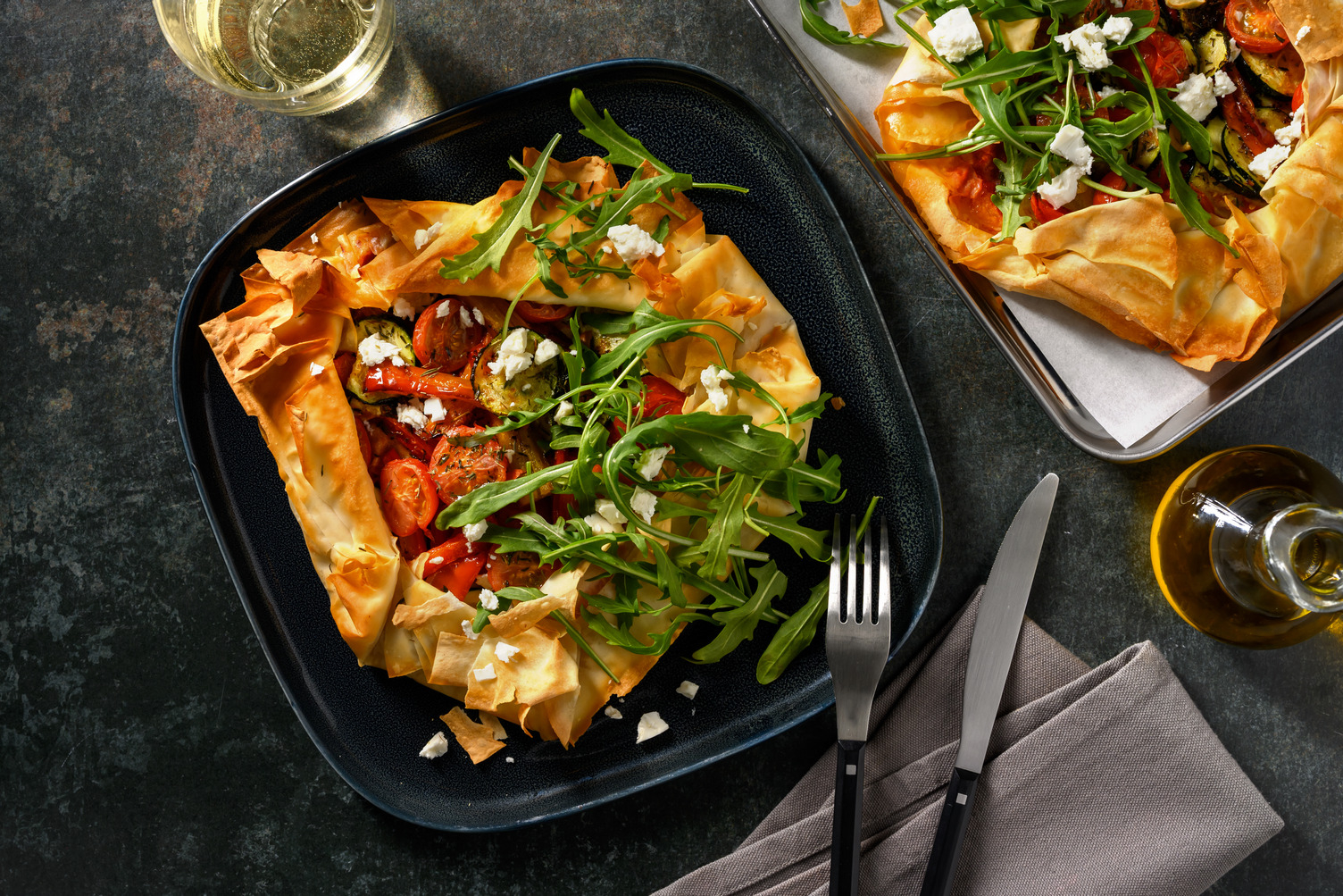 Rustic Ratatouille-Style Galette