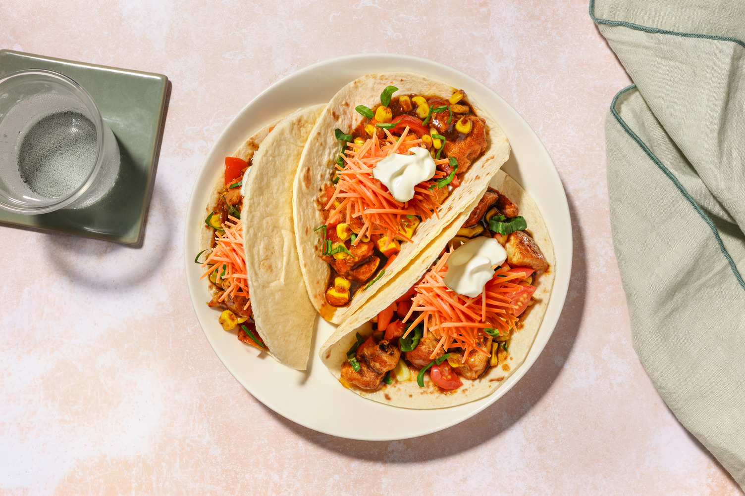 Easy As BBQ Prawns & Carrot Tacos