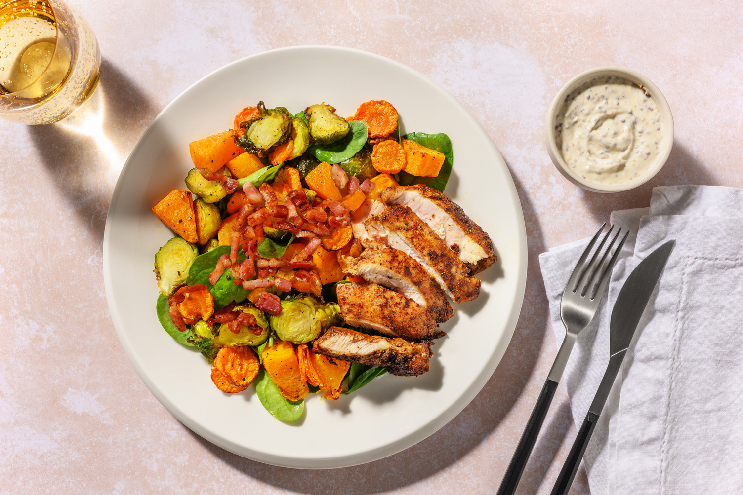 Easy Double Aussie Chicken & Bacon Veggie Medley