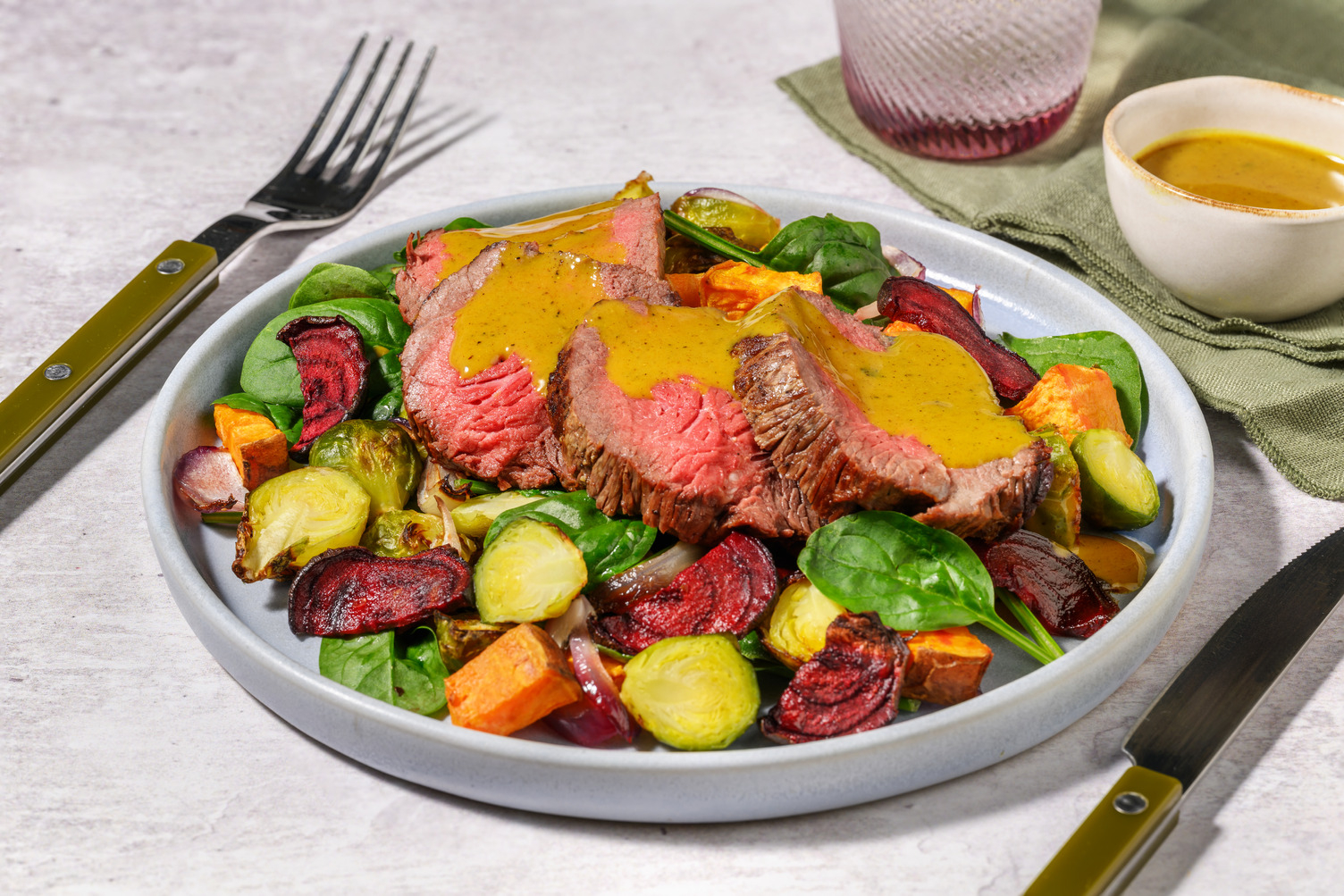 Roast Salmon & Mumbai Sauce