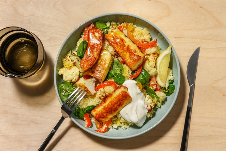 Mediterranean Halloumi & Zesty Couscous