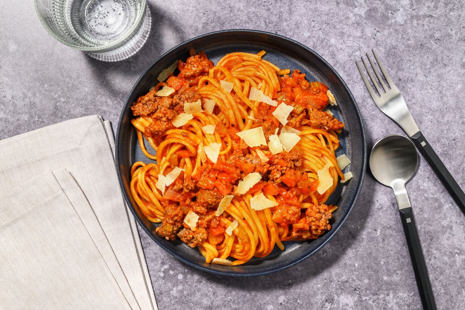 No Chop Lamb Spaghetti Bolognese
