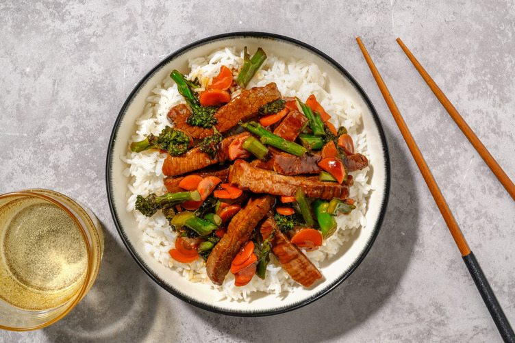 Teriyaki Beef & Baby Broccoli Stir-Fry