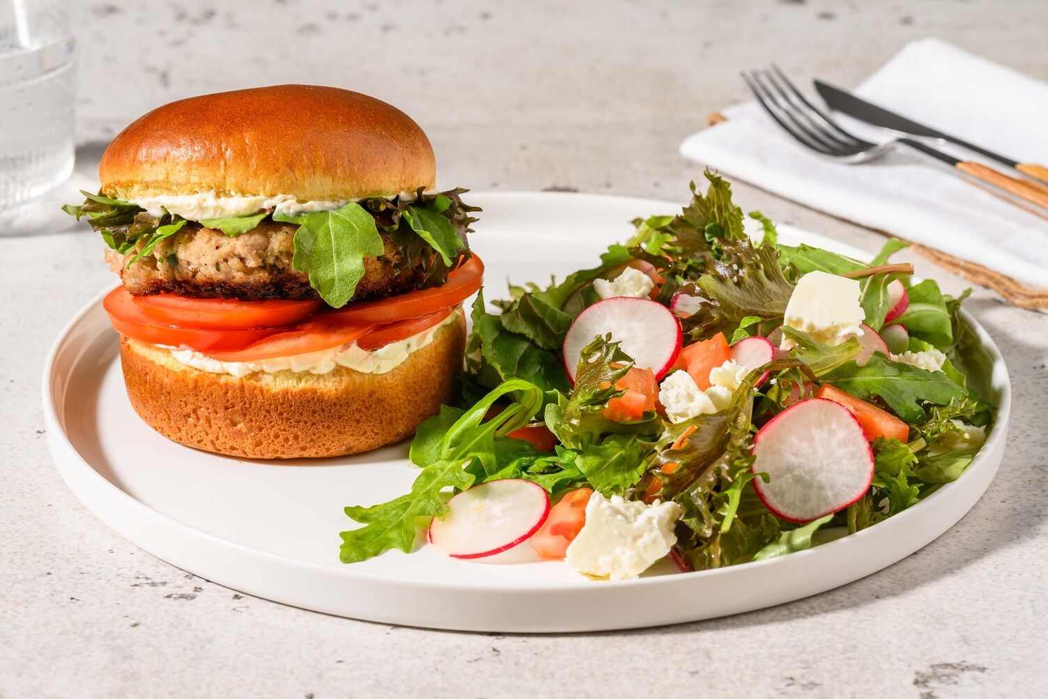 Impossible® galettes de burger au feta à la grecque