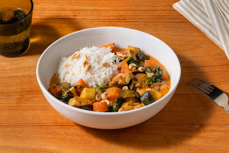 Double Coconut Chicken Curry & Instant Rice