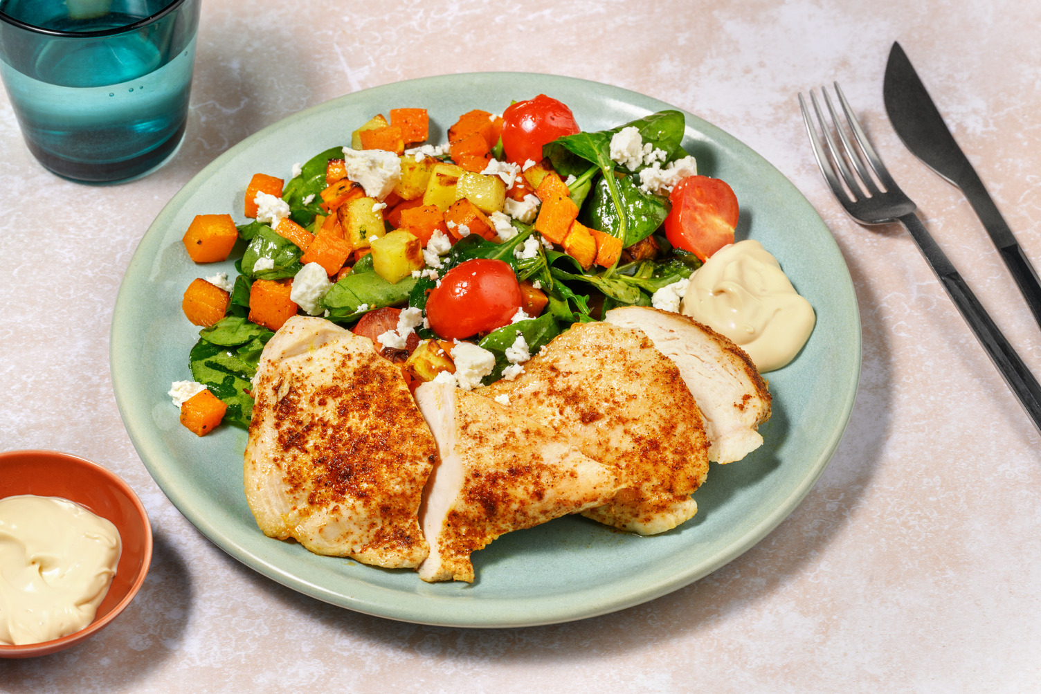 Peri-Peri Chicken & Roast Rainbow Veg Toss