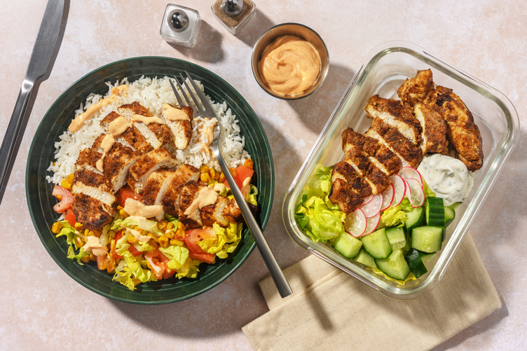 [2-in-1] Caribbean Chicken & Rice Bowl for Dinner